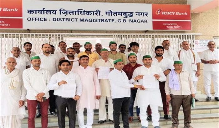 किसानों पर गुंडा एक्ट की कार्यवाई पर बड़ा आंदोलन करने की दी चेतावनी 