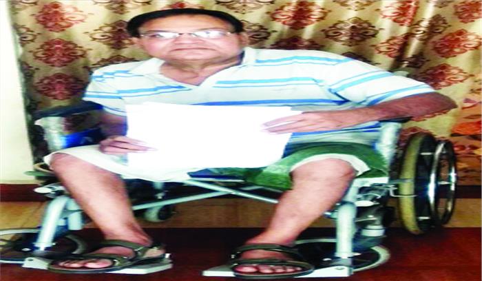 केएसके ने नहीं दिया मुआवजा आत्मदाह की दिव्यांग ने दी चेतावनी