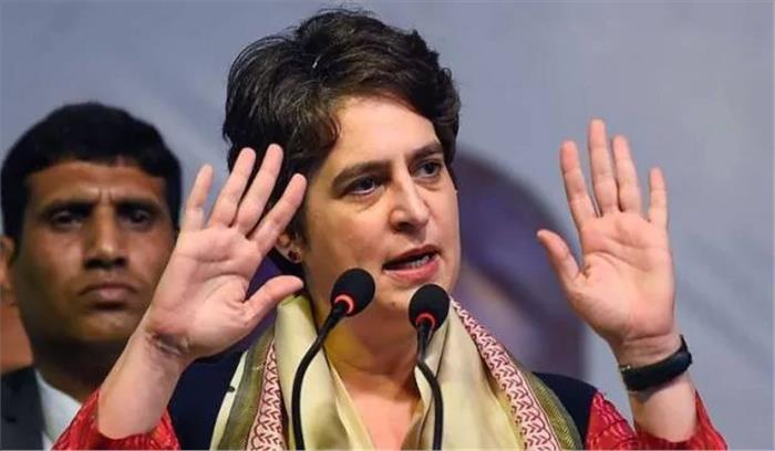 राष्ट्रपति ट्रंप के दौरे को लेकर प्रियंका गांधी ने सरकार से किए सवाल