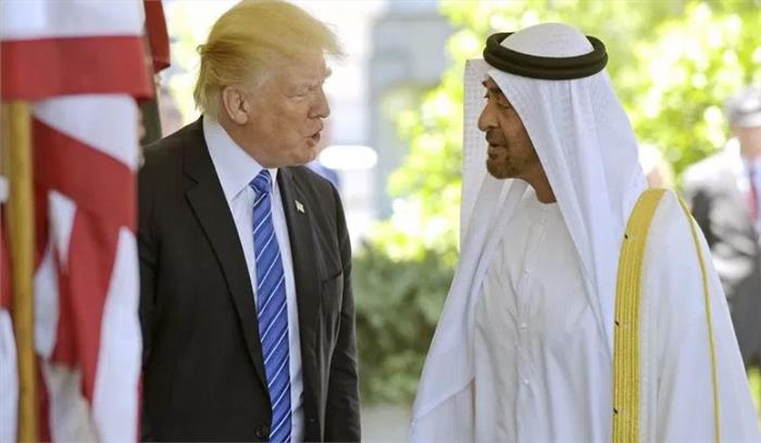 शांति कायम करने पर ट्रम्प और यूएई के क्राउन प्रिंस ने व्यक्त की सहमति 