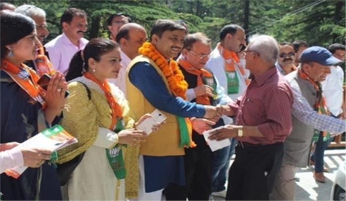 डबल ईंजन की सरकार में और तेज होगा विकास : सुरेश कश्यप