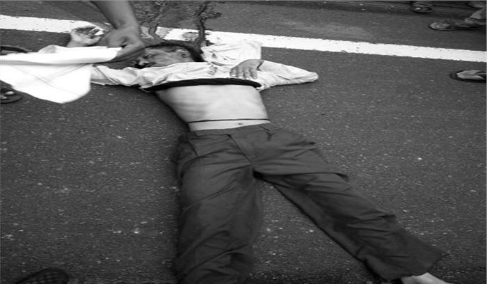 ड्राइवर ने नहीं रोकी बस, मौके पर मौत