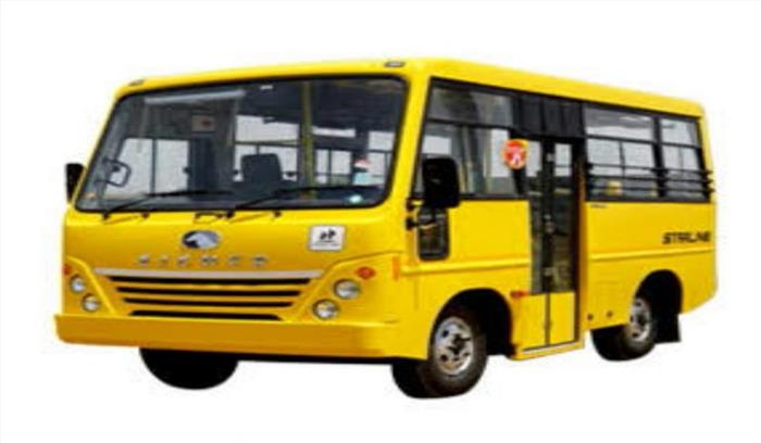 भिंड में स्कूलों के वाहनों चालक हड़ताल पर