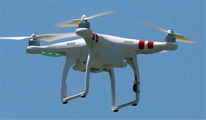 ड्रोन से की जा रही है कर्फ्यू्ग्रस्त क्षेत्र की निगरानी