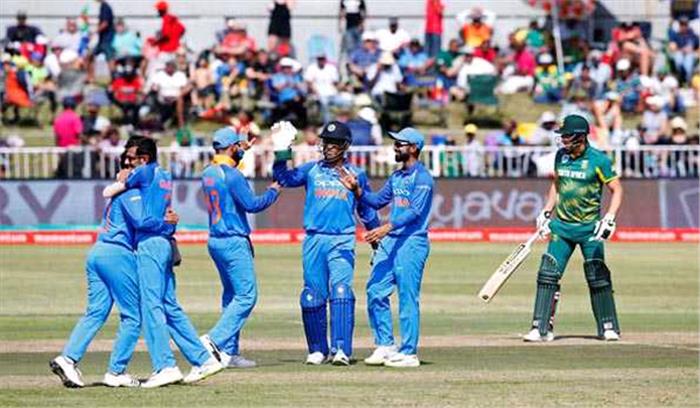 डू प्लेसिस का शतक, दक्षिण अफ्रीका के 269