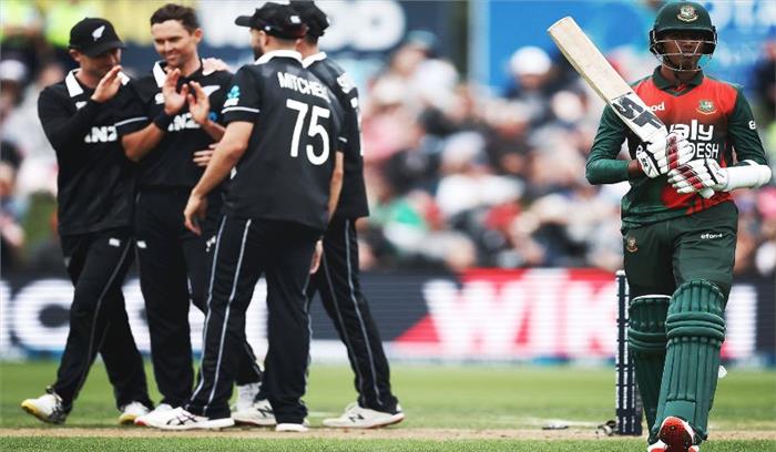 डुनेडिन वनडे: शानदार गेंदबाजी के दम पर न्यूजीलैंड ने बांग्लादेश को 8 विकेट से हराया