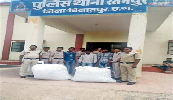 कार में भरा 5 लाख का गांजा पकड़ाया