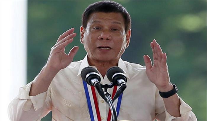 आतंकवादियों के खिलाफ लड़ाई में  नागरिकों को हथियार देने की मंशा जताई दुतेर्ते ने