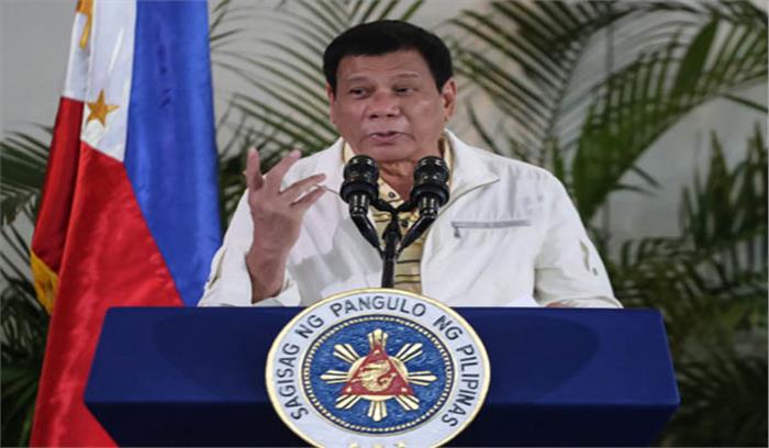 दुतार्ते ने अलगावादियों और माओवादियों से आईएस के खिलाफ संघर्ष में मदद मांगी