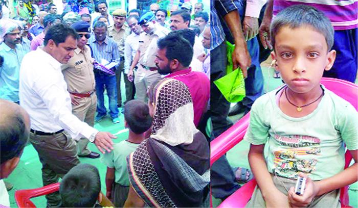 कलेक्टर की पहल से आर्यन ठीक से सुनने लगा