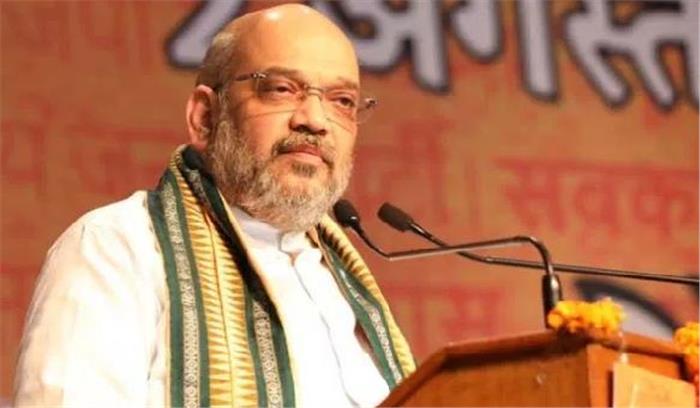 अमित शाह ने जीएसटी जैसे कार्यों की तारीफ की, राहुल पर बरसे