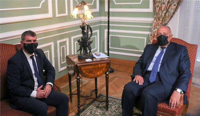 मिस्त्र और इजरायल के विदेश मंत्रियों ने गाजा युद्धविराम पर चर्चा की