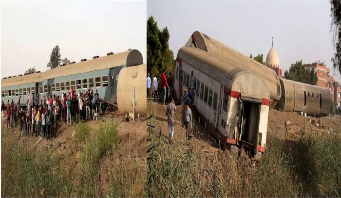 मिस्र में ट्रेन पटरी से उतरी, 11 लोगों की मौत