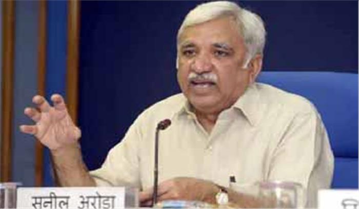 लोस चुनाव में केवल आठ वीवीपैट मशीन में ही खराबी आयी थी: सुनील अरोड़ा