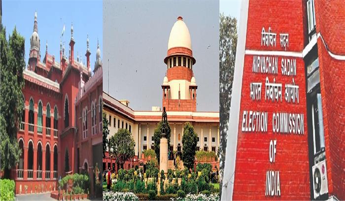 मद्रास हाईकोर्ट की टिप्पणियों के विरोध में SC पहुंचा चुनाव आयोग