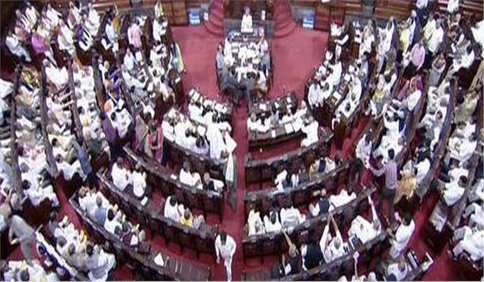 राज्यसभा इलेक्टोरल बांड, विनिवेश के मुद्दे पर कार्यवाही स्थगित