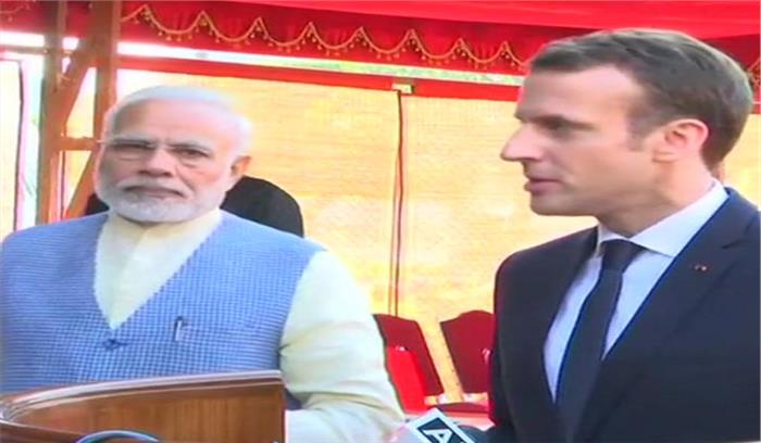 मैं भारत आकर बहुत खुश हूं: मैक्रों