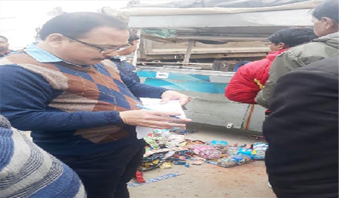 प्राधिकरण का चला पीला पंजा, लगाया 10 हजार 500 का जुर्माना