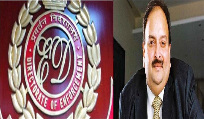 मेहुल चोकसी के गीतांजलि जेम्स समूह के दो शोरूम्स पर ईडी को छापा