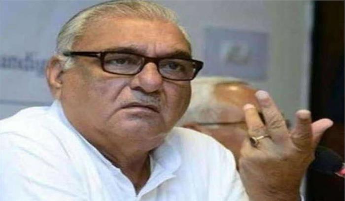 ईडी ने हुड्डा से जमीन घोटाला मामले में पूछताछ की