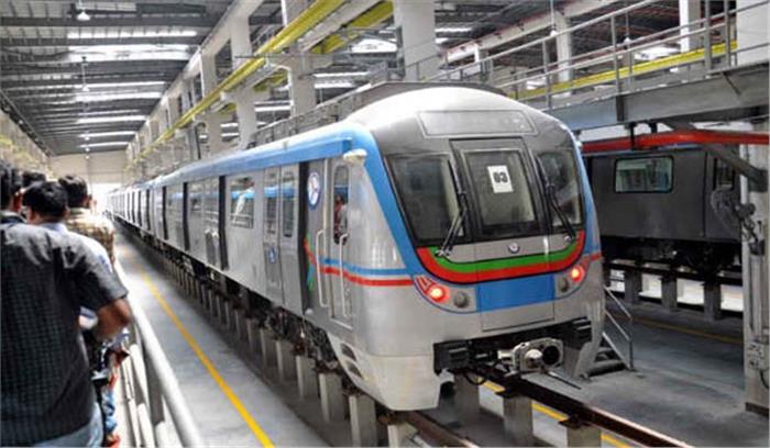 हैदराबाद मेट्रो परियोजना की लागत में 30 फीसदी से ज्यादा इजाफा