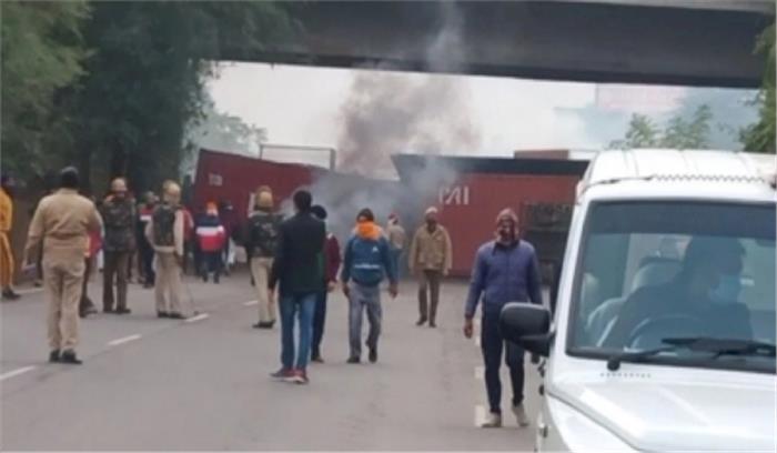 आंदोनकारी किसान कुछ दिनों में गुरुग्राम में कर सकते हैं प्रवेश