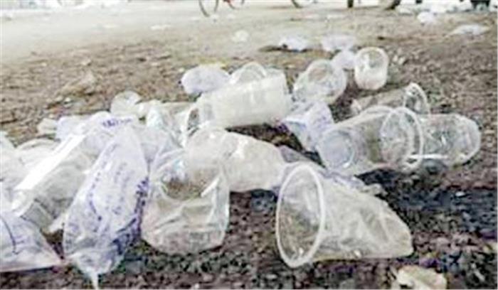 प्रतिबंधित प्लास्टिक का उपयोग बदस्तूर जारी