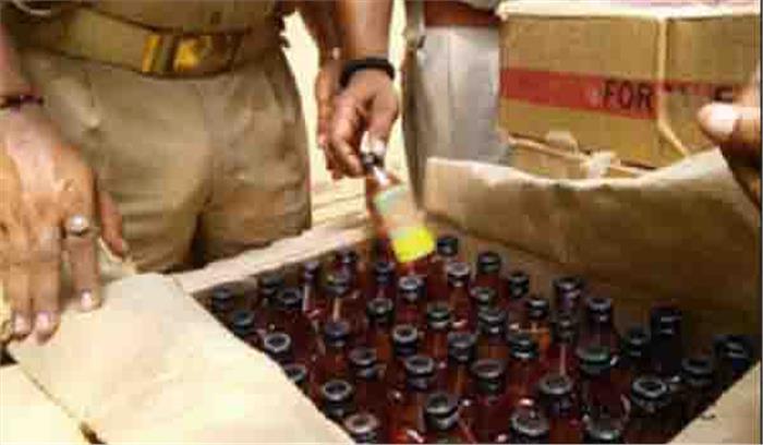 125 लीटर शराब व 336 बोरी लाहन जप्त 125 लीटर शराब व 336 बोरी लाहन जप्त