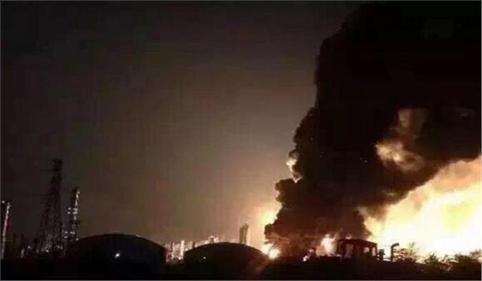 चीन की जेजियांग प्रांत के फैक्ट्री में विस्फोट चीन की जेजियांग प्रांत के फैक्ट्री में विस्फोट