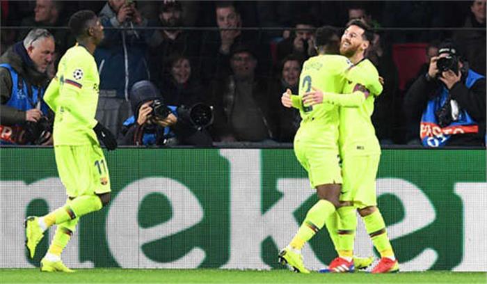 मैसी के दम पर जीता बार्सिलोना