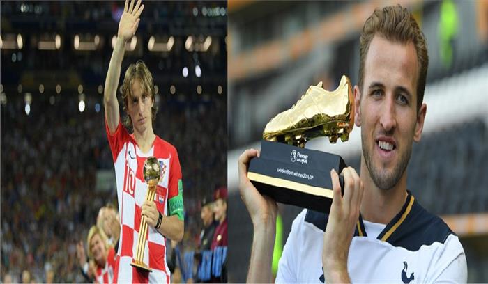 फीफा विश्व कप: हैरी केन को गोल्डन बूट और लुका मोड्रिक को गोल्डन बॉल पुरस्कार
