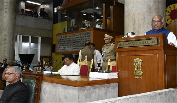 किसानों की आय दोगुनी करने को हरियाणा प्रतिबद्ध : राज्यपाल