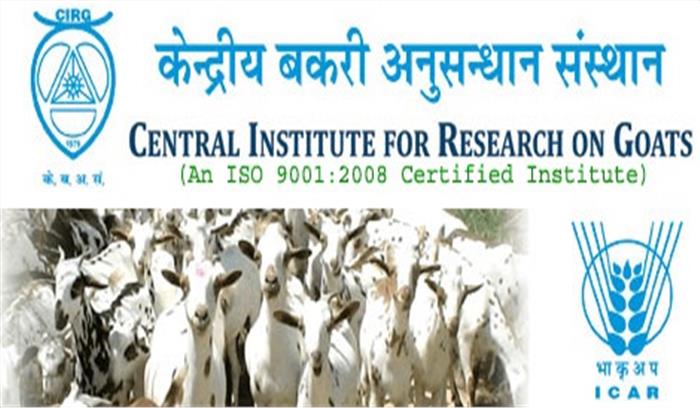 मथुरा: केन्द्रीय बकरी अनुसंधान अपना स्थापना दिवस मेले के रूप में मनायेगा