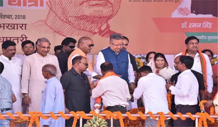 किसानों को रबी फसलों के लिए मिलेगा पानी : डॉ. रमन सिंह