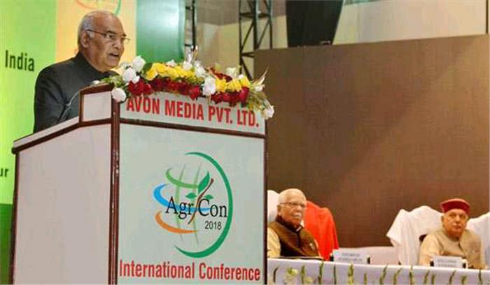 किसानों की आय दोगुनी करने केे लिये कृषि वैज्ञानिकों का सहयोग जरुरी : कोविंद