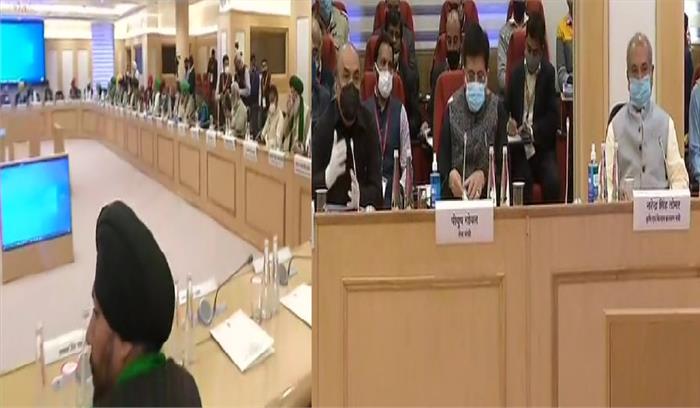 किसान और सरकार के बीच वार्ता जारी, कृषि मंत्री ने की ये अपील