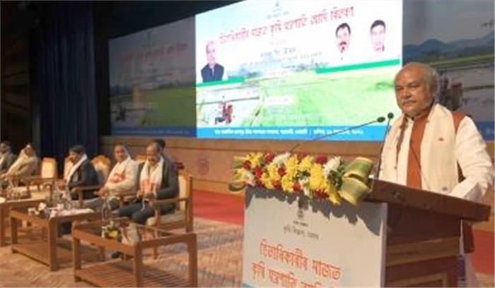 खेती में अधिक तकनीक का उपयोग करने की इच्छुक सरकार : तोमर