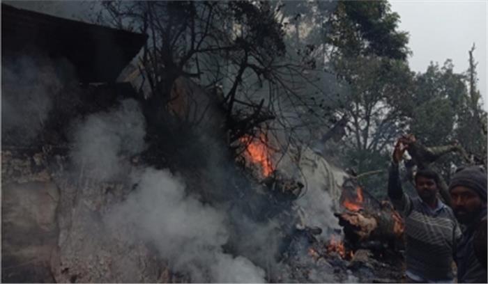 घातक हेलीकॉप्टर दुर्घटना के बाद प्रधानमंत्री ने की सुरक्षा बैठक