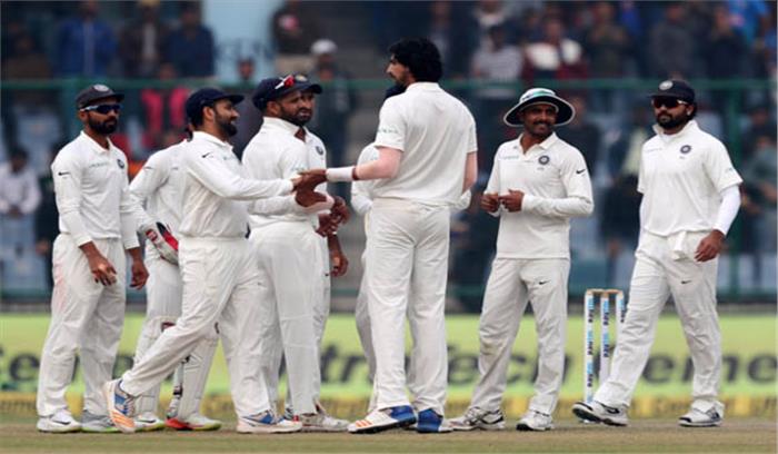 दिल्ली टेस्ट: दिन के अंत तक एक बार फिर श्रीलंका बैकफुट पर