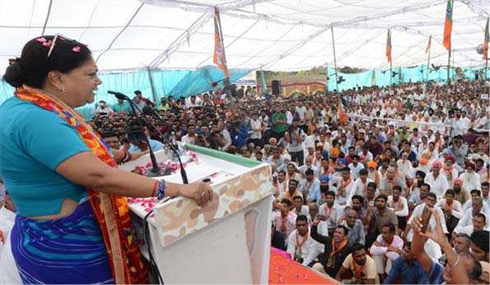 किसानों की खुशहाली के लिए खेतों से लेकर मंडी तक किया काम  : वसुंधरा