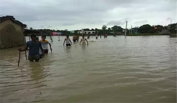 बाढ़ में दो बच्चों की मौत