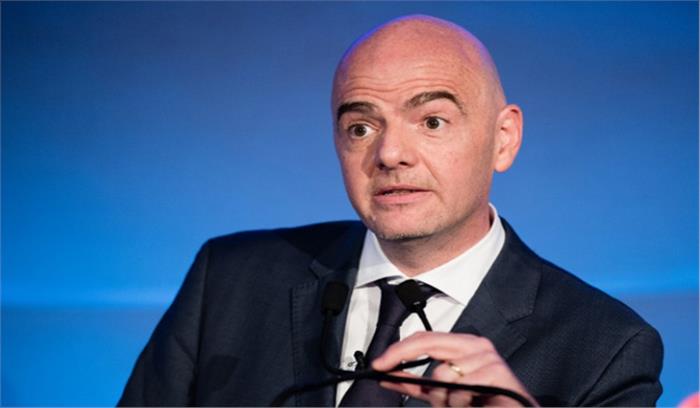 भ्रष्ट अधिकारियों को फीफा के अध्यक्ष गियानी इन्फेंटीनो ने चेताया भ्रष्ट अधिकारियों को फीफा के अध्यक्ष गियानी इन्फेंटीनो ने चेताया