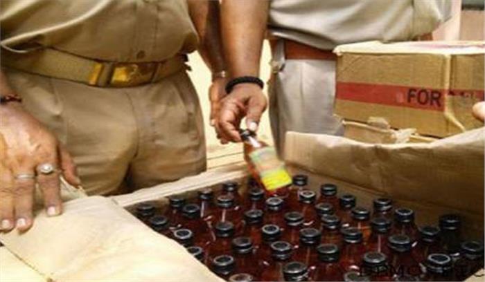 बिहार :भारी मात्रा में विदेशी शराब बरामद
