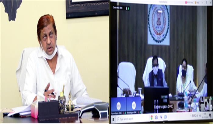 वनमंत्री ने राजनांदगांव जिले में कराए जा रहे विभिन्न निर्माण कार्यो की समीक्षा की