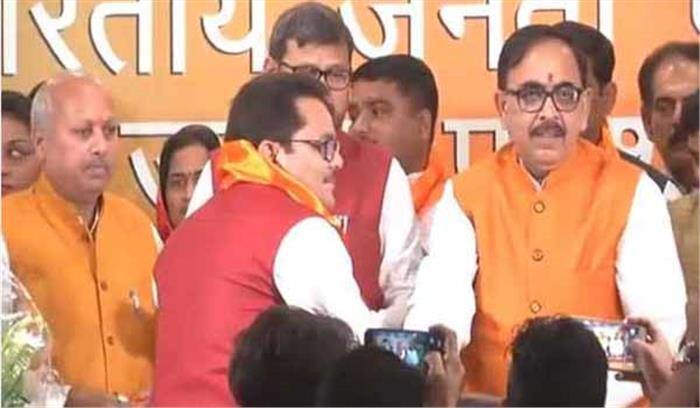 पूर्व मंत्री डॉ पी के राय भाजपा में शामिल