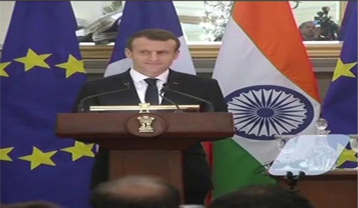 दोनों देशों के बीच सामरिक भागीदारी महत्वपूर्ण: इमैनुएल मैक्रों