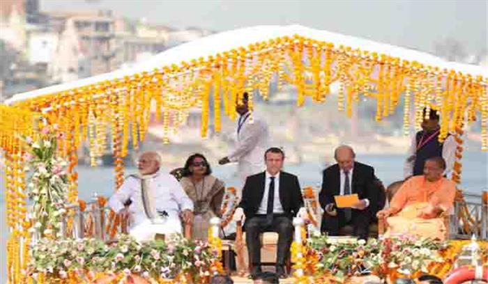 फ्रांस के राष्ट्रपति को परोसा गया बनारसी कढ़ी पकौड़ा