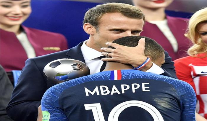 2018 फीफा विश्व कप की विजेता फ्रांस का स्वागत करेंगे राष्ट्रपति इमैनुएल मैक्रों