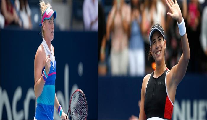 मोंटेरे ओपन टेनिस टूर्नामेंट में गरबाइन मुगुरुजा और टिमिया बाबोस के बीच होगी खिताबी जंग 