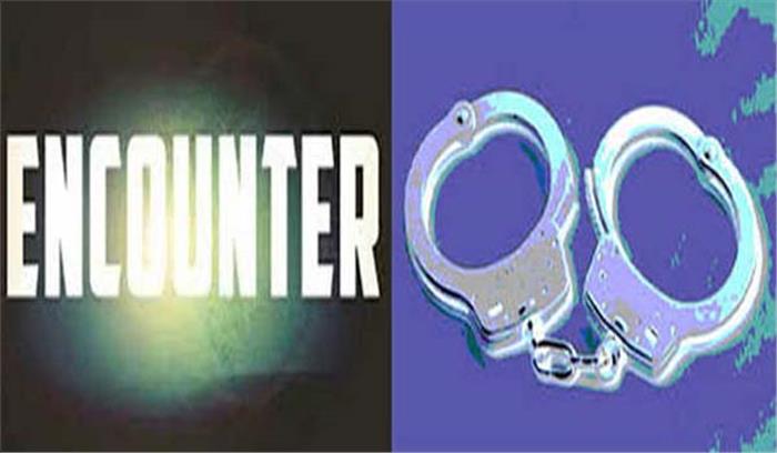 गौतमबुद्ध नगर पुलिस मुठभेड़ में 2 बदमाश गिरफ्तार